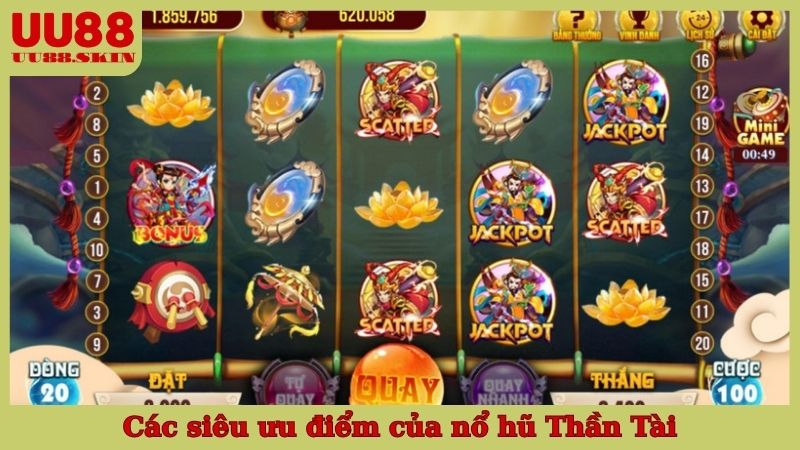 Các siêu ưu điểm của nổ hũ Thần Tài