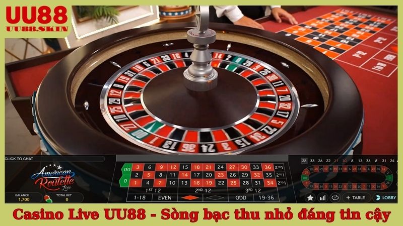 Casino Live UU8 - Sòng bạc thu nhỏ đáng tin cậy