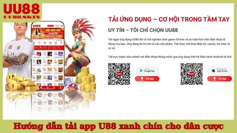Hướng dẫn tải app U88 xanh chín cho dân cược